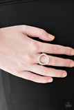 One-GLAM Band - White - Paparazzi Accessories