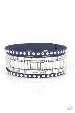 Rock Star Rocker - Blue - Paparazzi Accessories
