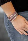 Rebel In Rhinestones - Red - Paparazzi Accessories