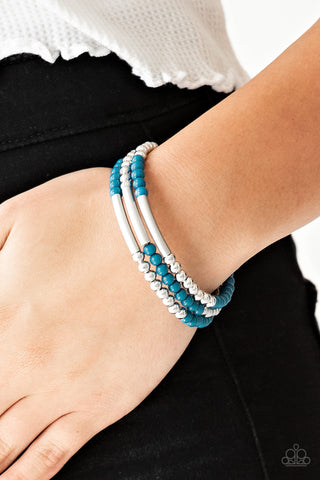 Tourist Trap - Blue - Paparazzi Accessories