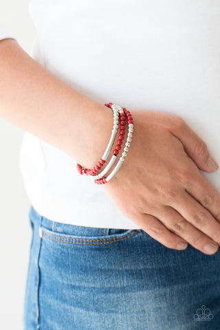 Tourist Trap - Red - Paparazzi Accessories