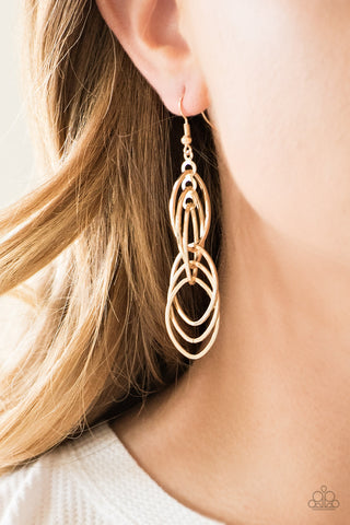 Tangle Tango - Gold - Paparazzi Accessories