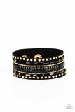 Rock Star Rocker - Gold - Paparazzi Accessories