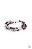 Tribal Spunk - Purple - Paparazzi Accessories