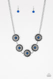 Me-dallions, Myself, and I - Blue - Paparazzi Accessories