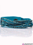 Aqua Snap Bracelet - Paparazzi Accessories