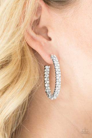 Debonair Dazzle - White - Paparazzi Accessories