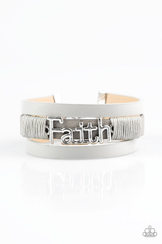 An Act Of Faith - Silver- Paparazzi Accessories