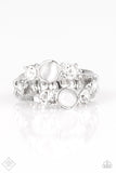 Moonlit Masquerade - White - Paparazzi Accessories