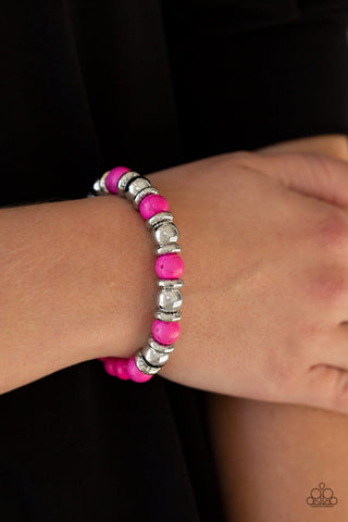 Across the Mesa - Pink - Paparazzi Accessories