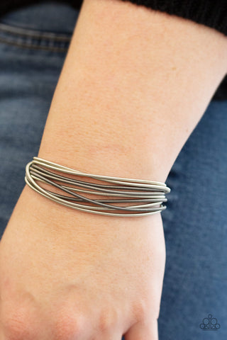 Mainstream Maverick  - Silver - Paparazzi Accessories