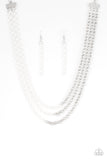 Turn Up The Volume - White - Paparazzi Accessories