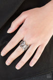 All Aflutter - Silver - Paparazzi Accessories
