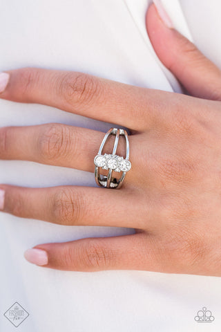 Triple Crown Winner - White - Paparazzi Accessories