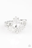If The Crown Fits - White - Paparazzi Accessories