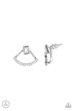 Delicate Arches - White- Paparazzi Accessories