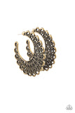 Funky Flirt - Brass - Paparazzi Accessories