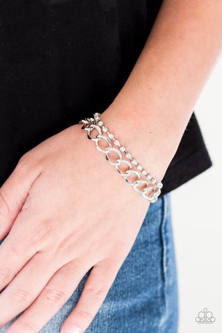 Material Girl - White - Paparazzi Accessories