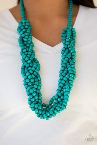 Tahiti Tropic - Blue - Paparazzi Accessories