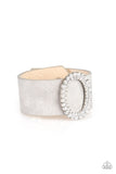 Center Stage Starlet - Silver - Paparazzi Accessories