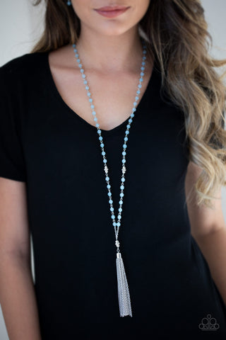 Tassel Takeover - Blue - Paparazzi Accessories