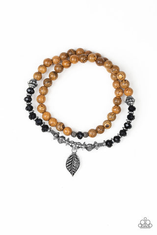 Wonderfully Woodland - Black - Paparazzi Accessories
