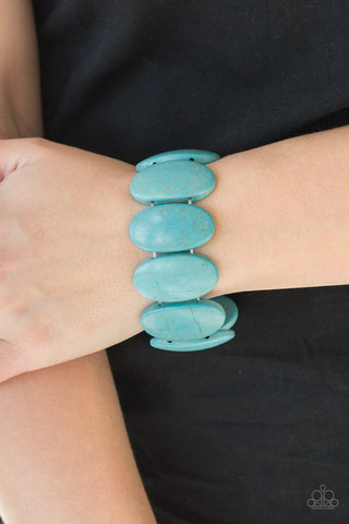 Dramatically Nomadic - Blue - Paparazzi Accessories