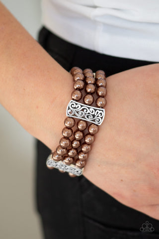 Ritzy Ritz - Brown- Paparazzi Accessories