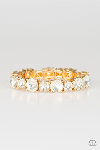 Born To Bedazzle - Gold - Paparazzi Accessories