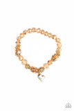 Right On The Romance - Gold - Paparazzi Accessories