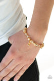 Right On The Romance - Gold - Paparazzi Accessories