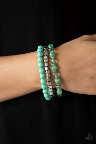 Globetrotter Glam - Green - Paparazzi Accessories