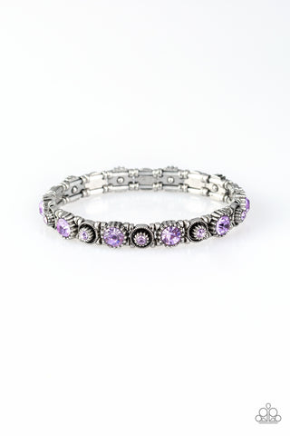 Heavy On The Sparkle - Purple - Paparazzi Accessories
