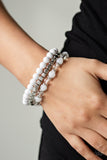 Globetrotter Glam - White - Paparazzi Accessories