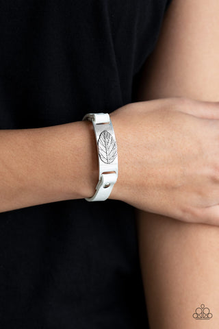 Take The LEAF - White - Paparazzi Accessories