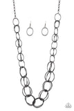 Elegantly Ensnared - Black - Paparazzi Accessories