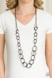 Elegantly Ensnared - Black - Paparazzi Accessories
