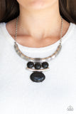 Commander In CHIEFETTE - Black - Paparazzi Accessories