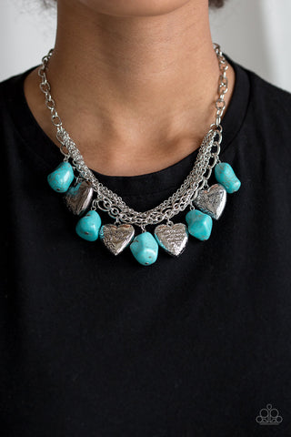Change Of Heart - Blue- Paparazzi Accessories