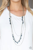 Pearl Pageant - Blue - Paparazzi Accessories
