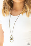 Courageous Contour - Brass - Paparazzi Accessories