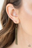Courageous Contour - Brass - Paparazzi Accessories