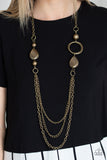 Rebels Have More Fun - Brass - Paparazzi Accessories