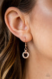 Going In Circles - Rose Gold - Paparazzi Accessories