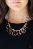 Fringe Finale - Rose Gold - Paparazzi Accessories