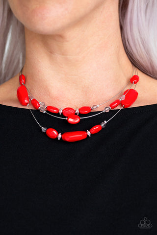 Radiant Reflections - Red - Paparazzi Accessories