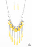 Roaring Riviera - Yellow - Paparazzi Accessories