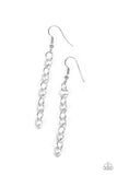 Trickle-Down Effect - White - Paparazzi Accessoires