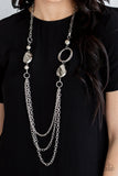 Rebels Have More Fun - Silver - Paparazzi Accessories