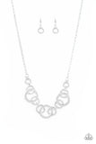 Going In Circles - Silver - Paparazzi Accessories